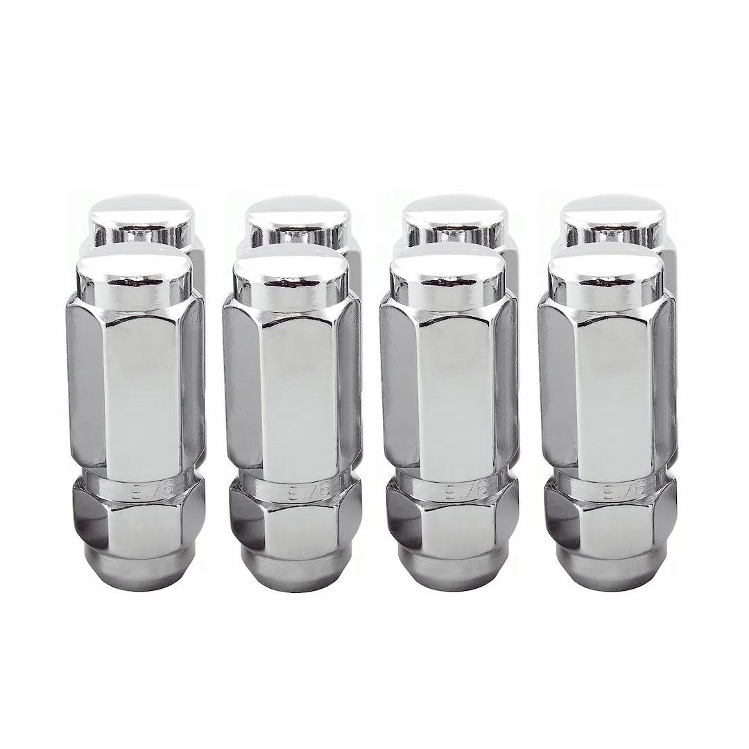 64806 – MCGARD Lug Nut, 9/16 Inch-18 Thread Size Conical Seat Duplex Lug Use With Steel/ Aluminum Wheels 2-1/2 Inch O...